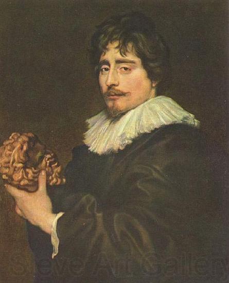 Anthony Van Dyck Portrat des Bildhauers Francois Duquesnoy France oil painting art